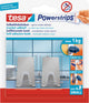 Tesa powerstrips haken - 2x - metaal - small – verwijderbaar