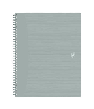 Oxford origins - duurzaam notitieboek - a4+ - geruit 5mm - 70 vel - grijs