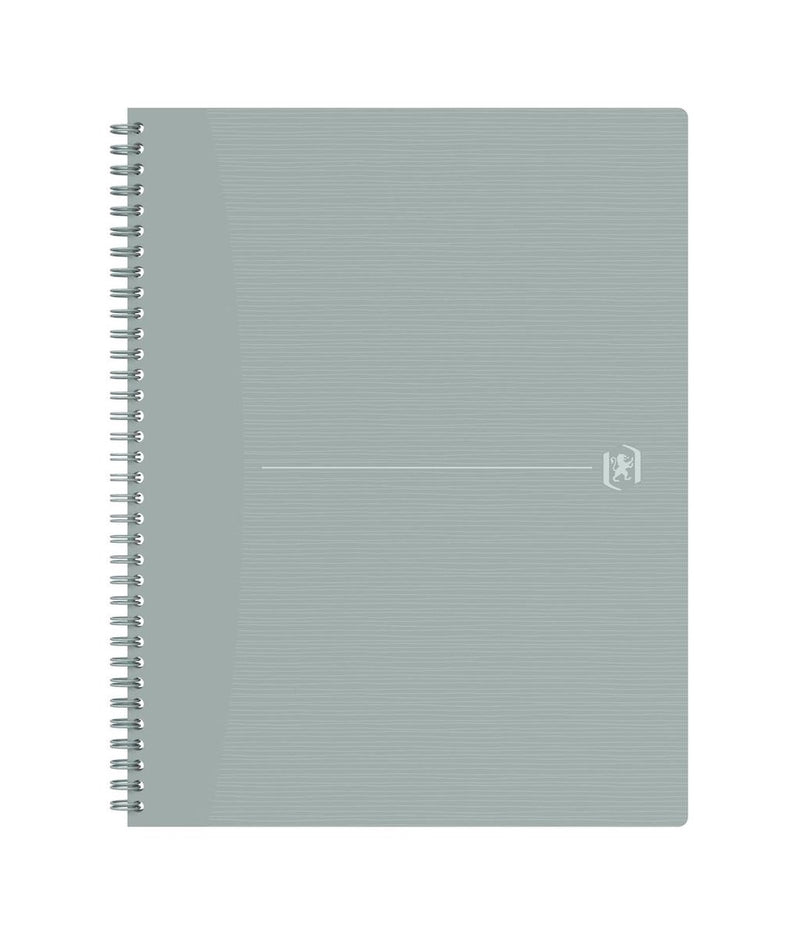 Oxford origins - duurzaam notitieboek - a4+ - geruit 5mm - 70 vel - grijs