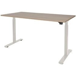 Zit- sta bureau schaffenburg dextro basic t-voet havana cherry