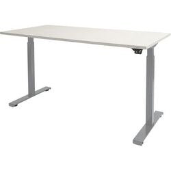 Zit- sta bureau schaffenburg dextro basic t-voet kalk wit