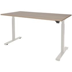 Zit- sta bureau schaffenburg dextro basic t-voet havana cherry
