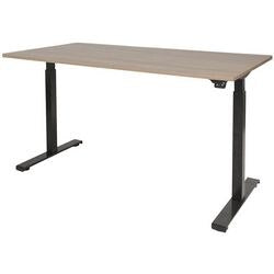 Zit- sta bureau schaffenburg dextro basic t-voet havana cherry