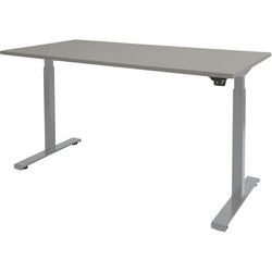 Zit- sta bureau schaffenburg dextro basic t-voet grijs