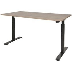 Zit-sta-bureau schaffenburg dextro basic t-voet havana cherry