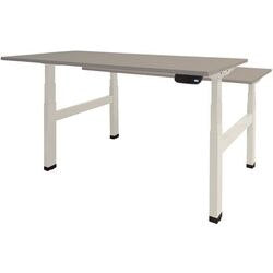 Zit- sta bureau schaffenburg dextro plus duo t-voet grijs