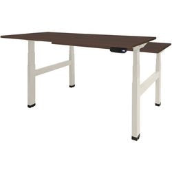 Zit-sta-bureau schaffenburg dextro basic t-voet logan eiken