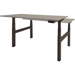 Zit-sta-bureau schaffenburg dextro plus duo t-voet grijs