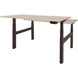 Zit- sta bureau schaffenburg dextro plus duo t-voet lindberg oak