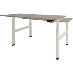 Zit- sta bureau schaffenburg dextro plus duo t-voet grijs