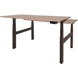 Zit- sta bureau schaffenburg dextro plus duo t-voet havana cherry