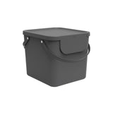Rotho albula afvalscheiders - bpa vrij - 40l - zwart - afbeelding 1
