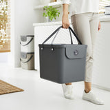 Rotho albula afvalscheiders - bpa vrij - 40l - zwart - afbeelding 2