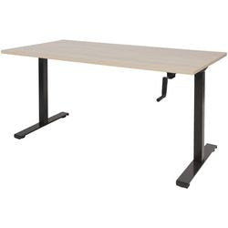 Zit-sta-bureau schaffenburg dextro slinger t-voet lindberg oak
