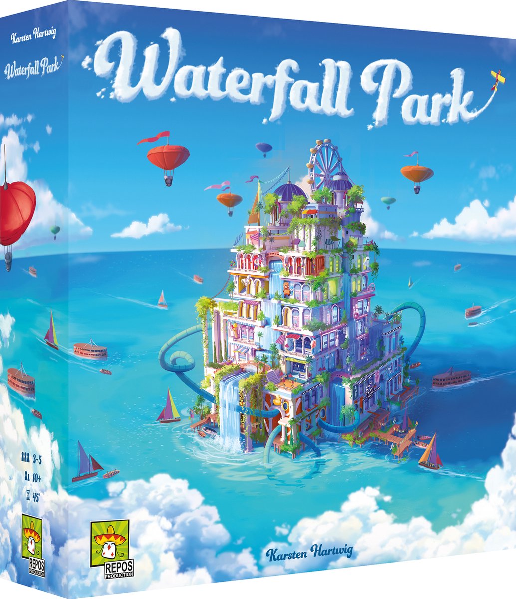 Repos production waterfall park - bordspel