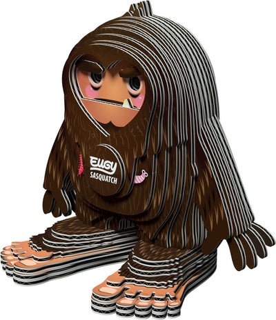 Eugy 3d puzzel - bigfoot - fantasiefiguren - duurzaam - verzamel ze allemaal - 6 jaar