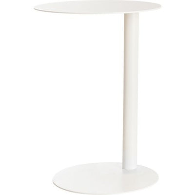 Bijzet tafel paperflow staal wit