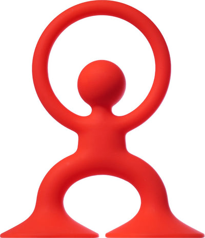 Moluk noogi rood, in siliconen rubber, in doos, 0+