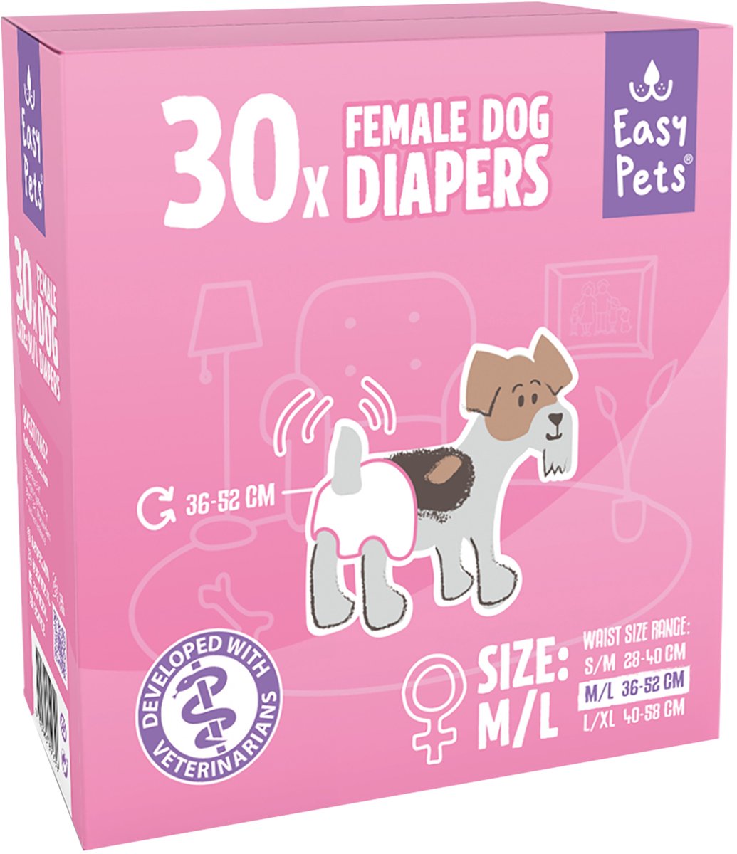 Easypets hondenluiers teef