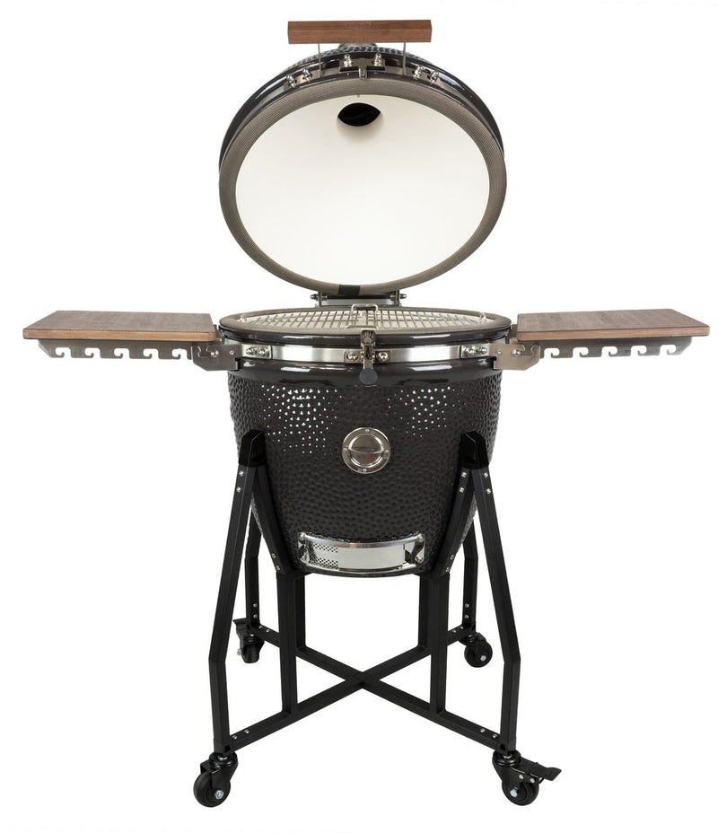 Grizzly grills kamado elite large - barbecue - ø46cm ø18inch - zwart - compleet