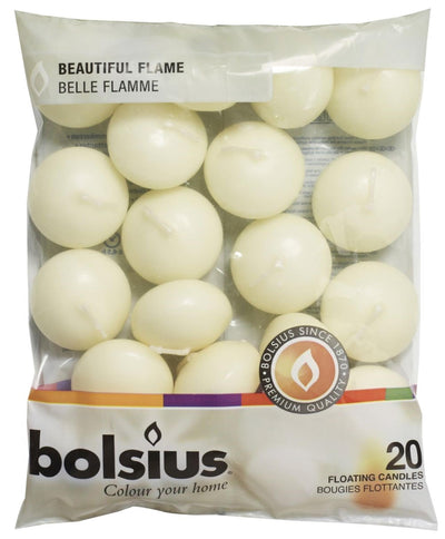 Bolsius drijfkaars zak a 20 ivoor