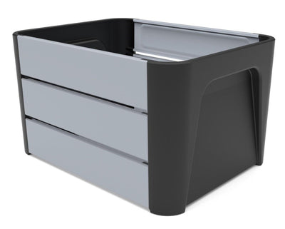 Basil mirage krat klik 'n krat zwart grijs 24l