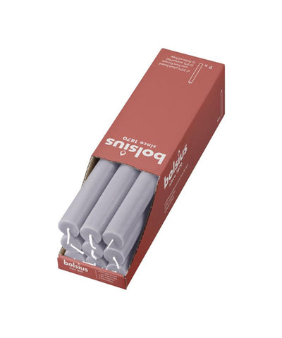 Bolsius tafelkaars frosted lavender 9st.