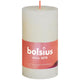 Bolsius shine collection rustiek stompkaars 100 50 soft pearl- zacht parel
