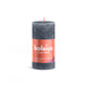 Bolsius stompkaars 100 50 rustiek leisteen blauw- slate blue