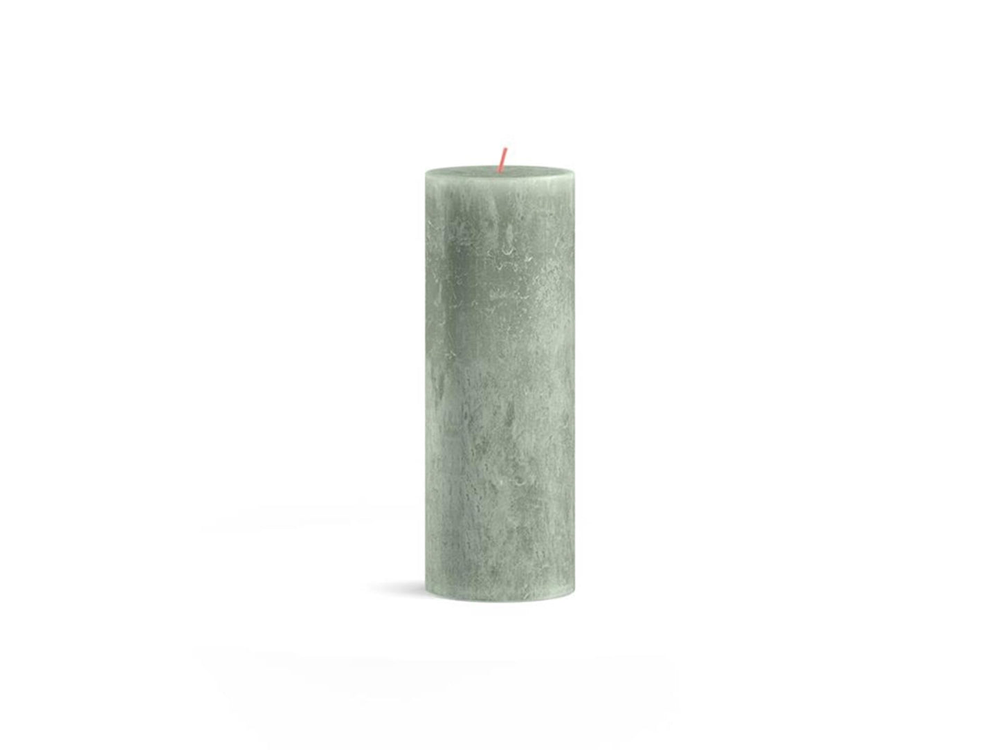 Bolsius shine collection rustiek stompkaars 190 68 jade green-jadegroen