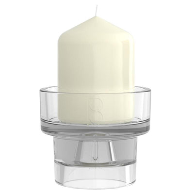 Bolsius glazen multi houder rond