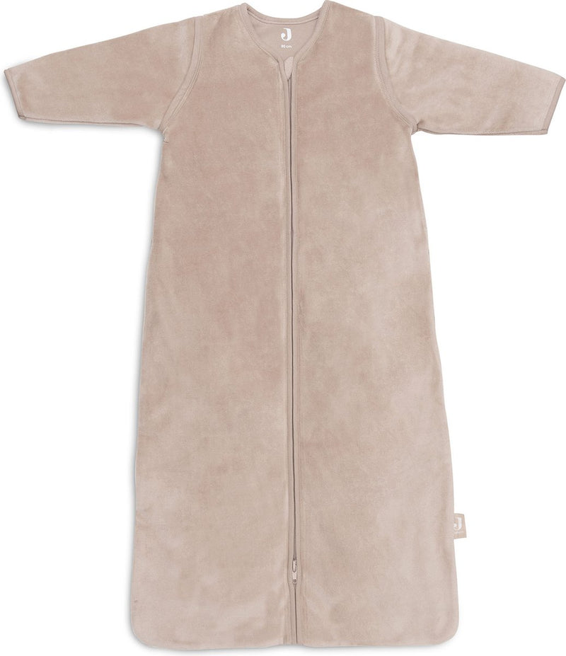 Jollein baby slaapzak winter met afritsbare mouw 110cm velvet - wild rose - winterslaapzak