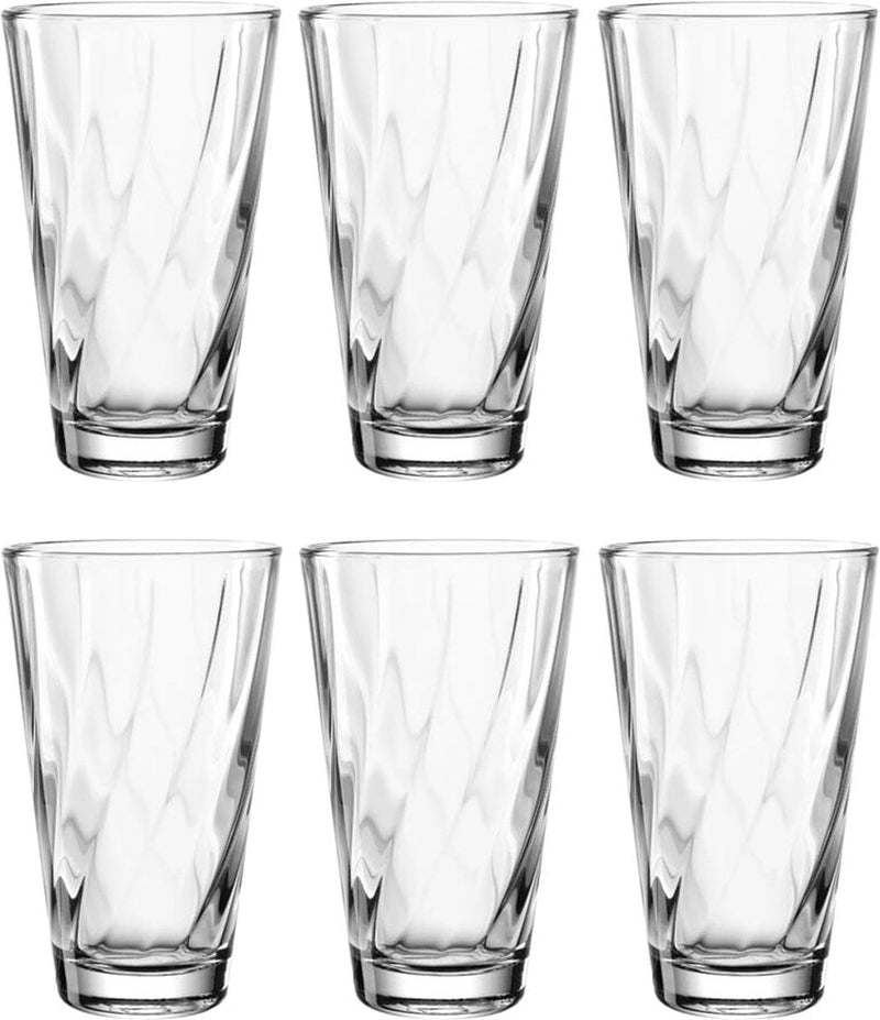 Leonardo longdrinkglas 300ml twist - set 6
