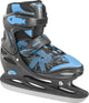 Roces - jokey ice 3.0 - ijshockeyschaatsen - schaatsen kinderen - zwart blauw - verstelbaar 4 maten comfort warmvoering - maat 30-33
