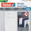 Tesa spijkers voor gevoelige oppervlakken - eenvoudig aan te brengen verwijderen - 2 x 2 kg houdkracht