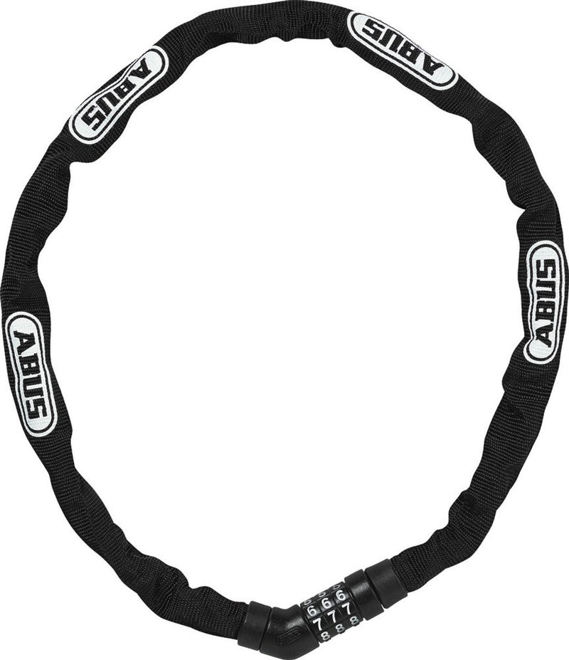Abus 4804C 75 zwart fietskettingslot, 4mm, 75cm, cijferslot