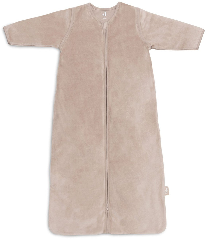 Jollein baby slaapzak winter met afritsbare mouw - 90cm velvet - wild rose - winterslaapzak
