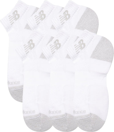 New balance active low cut socks 6 pack unisex sportsokken - white