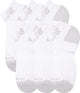 New balance active low cut socks 6 pack unisex sportsokken - white