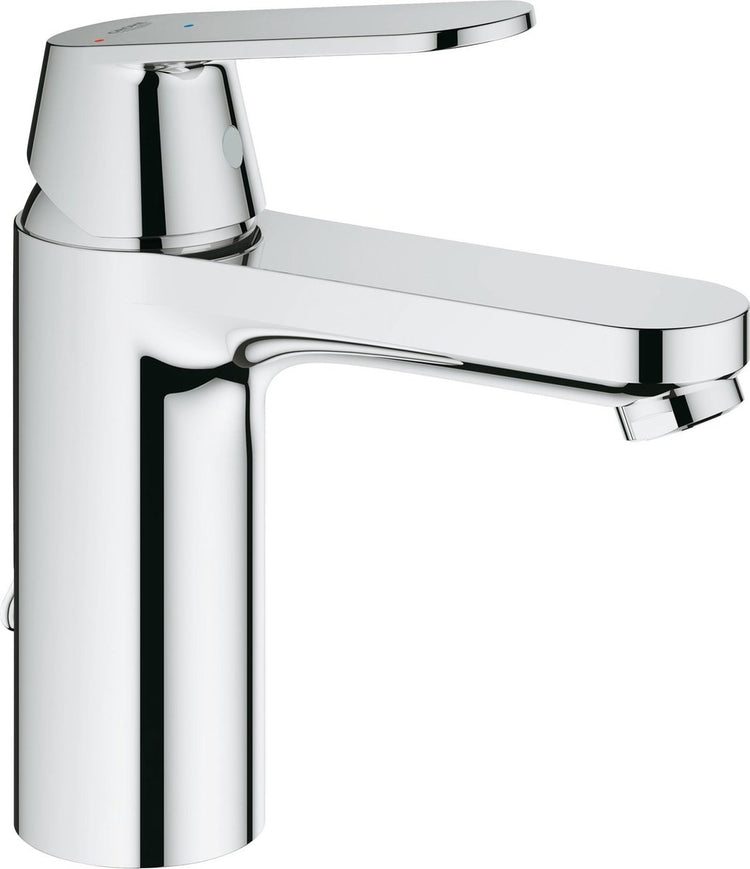 Grohe eurosmart cosmopolitan wastafelkraan - medium uitloop - met trekwaste - chroom - waterbesparend