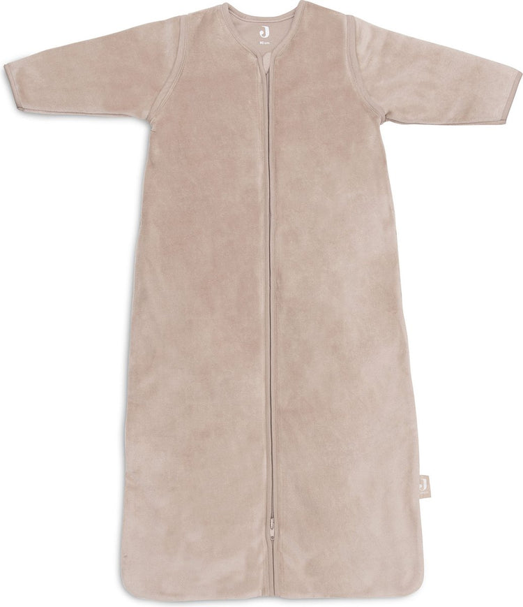 Jollein baby slaapzak winter met afritsbare mouw 70cm velvet - wild rose - winterslaapzak