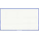 Whiteboard bi-office blauw frame, wit, blauw