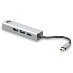 Abi usb-c hub act ac7055 grijs 0,15 m