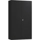 Draaideurkast ch195120 zwart 120 x 42 x 195 cm