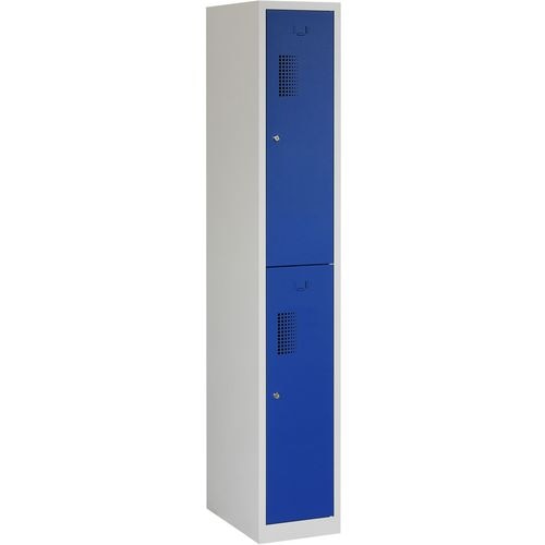 Garderobekast nh 180-1.2 grijs, blauw 300 x 500 x 1.800 mm