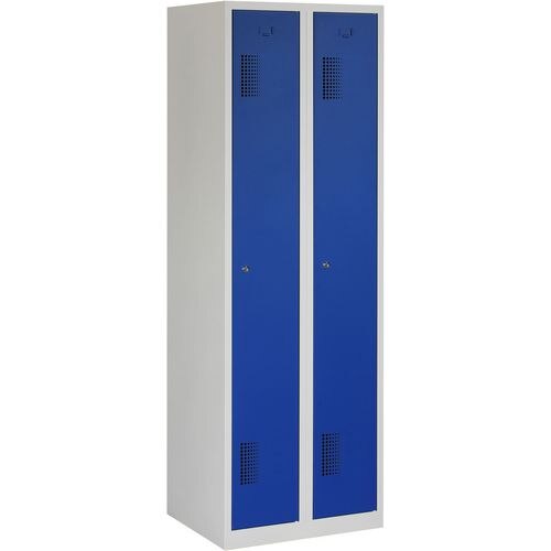 Garderobekast nh 180-2.2 grijs, blauw 600 x 500 x 1.800 mm