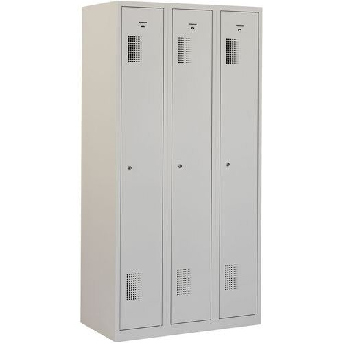 Garderobekast nh 180-3.3 grijs 1.200 x 500 x 1.800 mm