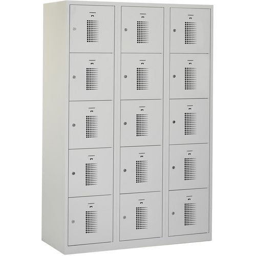 Locker nht 180-3.15 grijs 1.200 x 500 x 1.800 mm