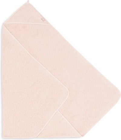 Jollein - badcape badstof 75x75cm - baby handdoek met badcape, omslagdoek, badponcho - wild rose
