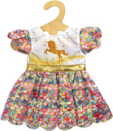 Heless pu-glitzerkleid einhorn goldy,gr.35-45cm - afbeelding 1
